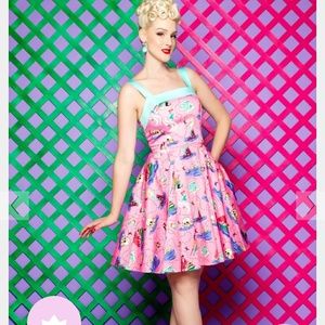 Medium Neverland print Pinup Couture Netti dress